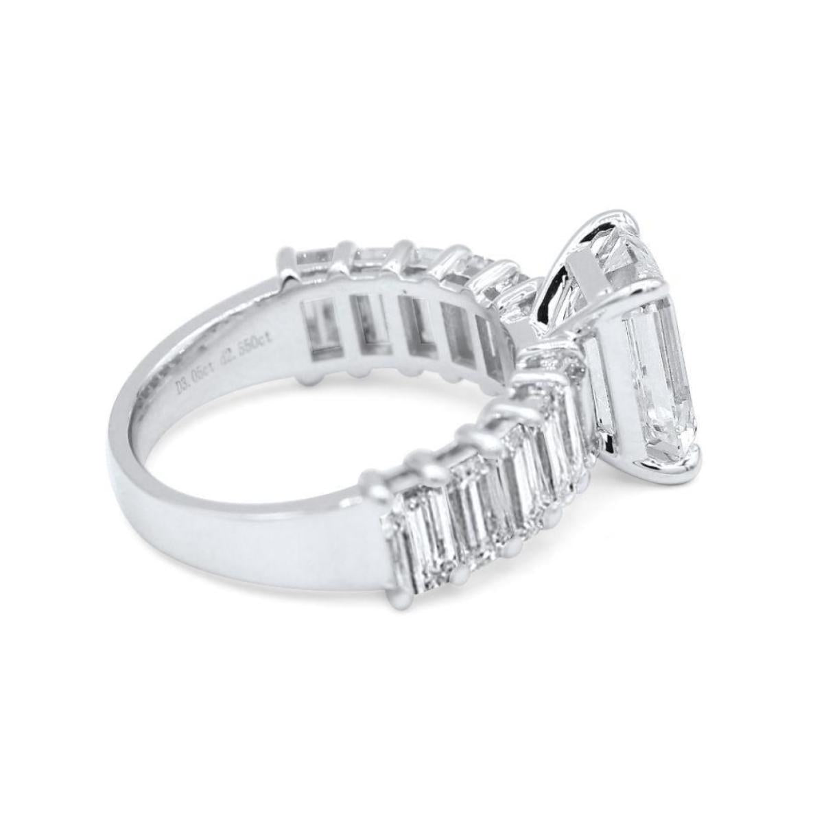 Emerald Cut Solitaire Ring