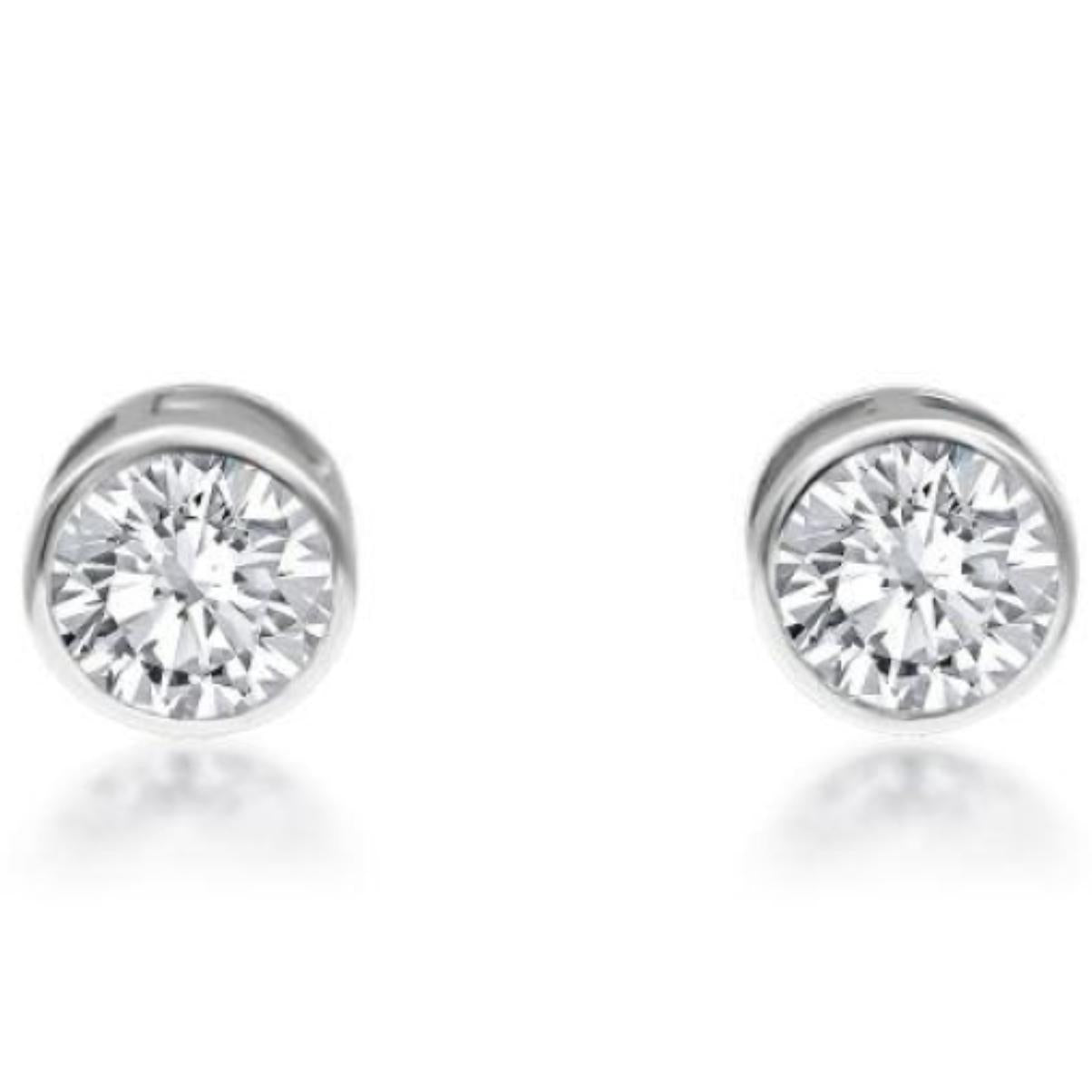 Round Bezel Studs