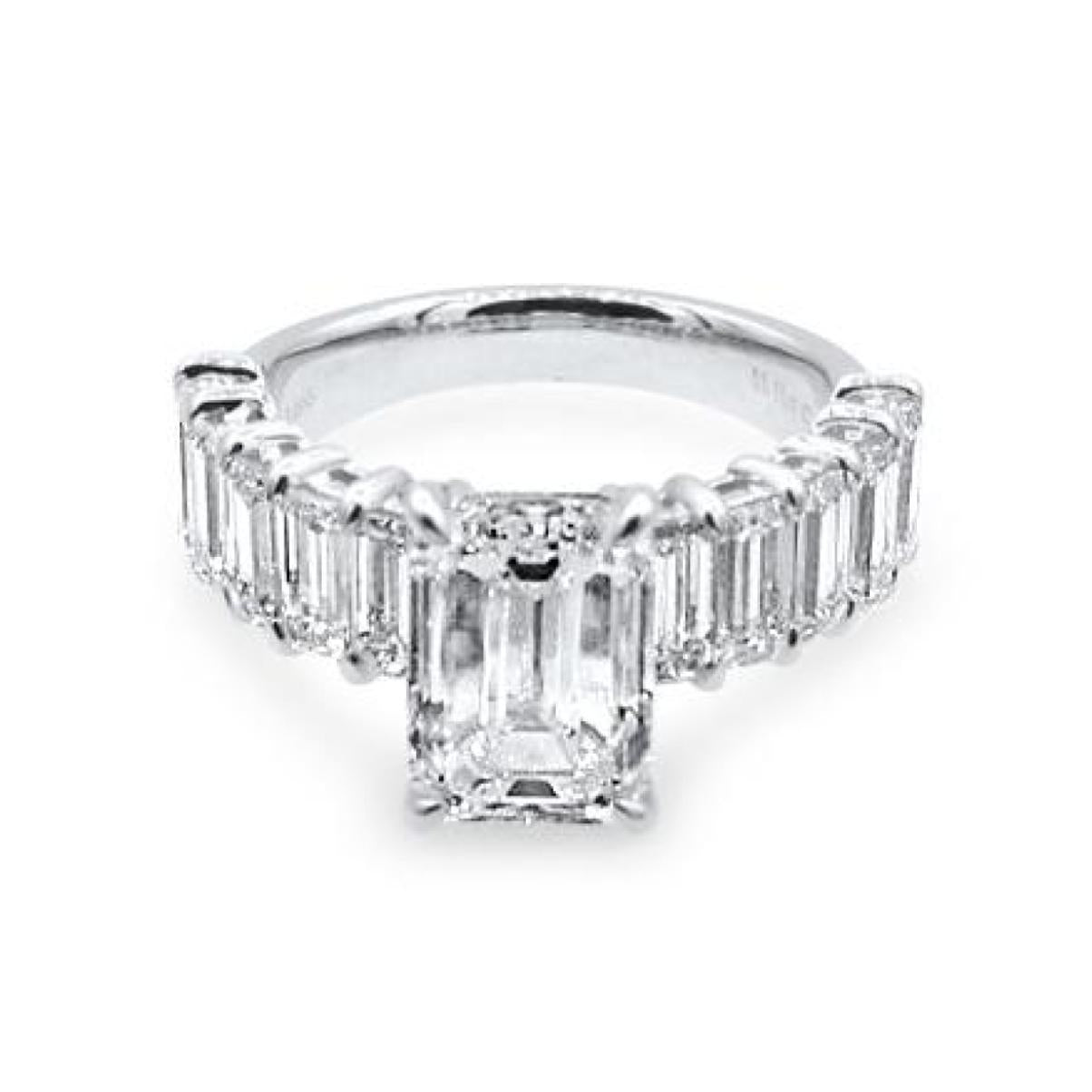 Emerald Cut Solitaire Ring