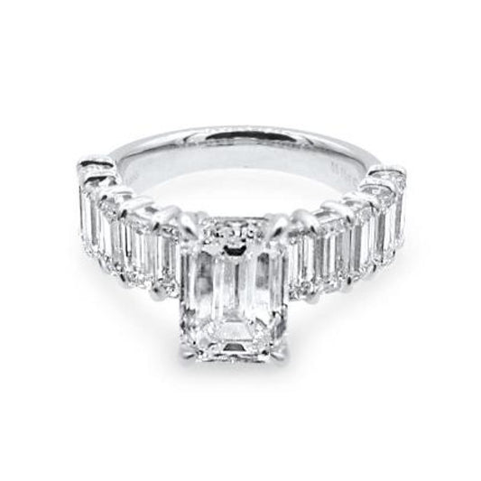 Emerald Cut Solitaire Ring