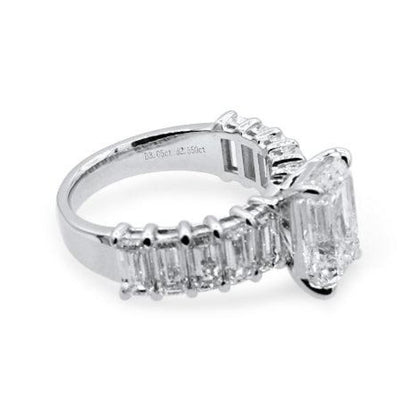 Emerald Cut Solitaire Ring