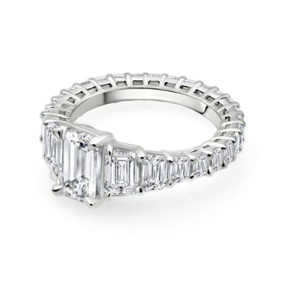 Emerald Cut Diamond Ring