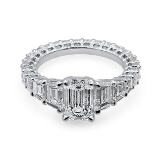 Emerald Cut Diamond Ring